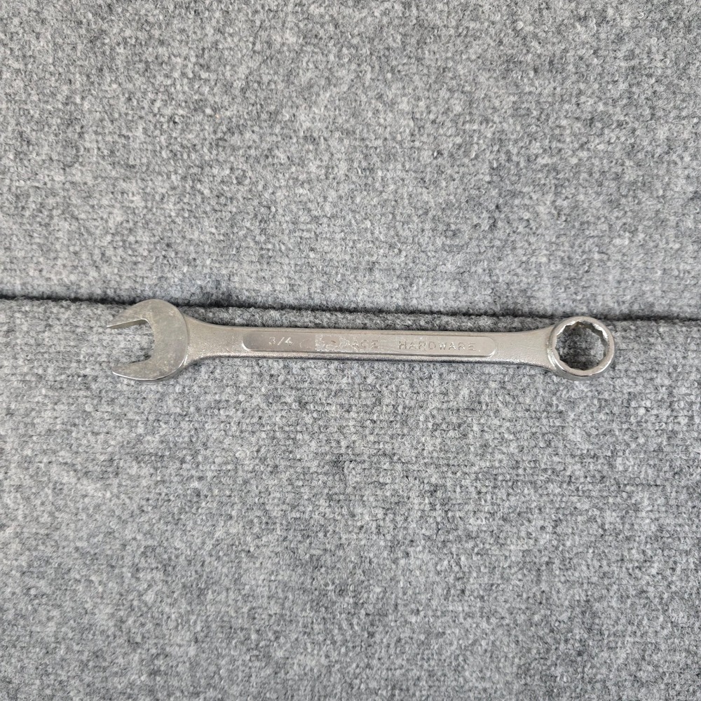 ACE Hardware 3/4 Inch Combination Wrench Gage Hardware‎ Forged Taiwan